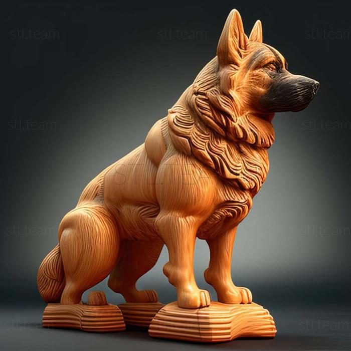 3D model Greek Shepherd dog (STL)